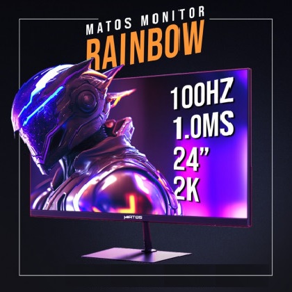 MONITEUR MATOS MSG24K RAINBOW 100HZ IPS 24 POUCE QHD 2K